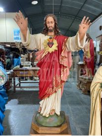 Sagrado Coração de Jesus 1,20m braços abertos