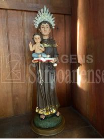 SANTO ANTÔNIO DE 60 CM COM MENINO SENTADO NO LIVRO