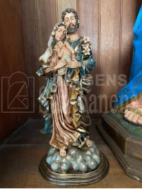 SAGRADA FAMÍLIA DE 40 CM ESTRELAS NA NUVEM