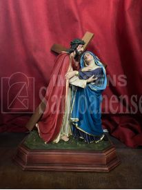 Encontro de Jesus e Maria 44cm