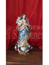 Nossa Senhora da Conceição FDM 60cm bordada com folha de ouro